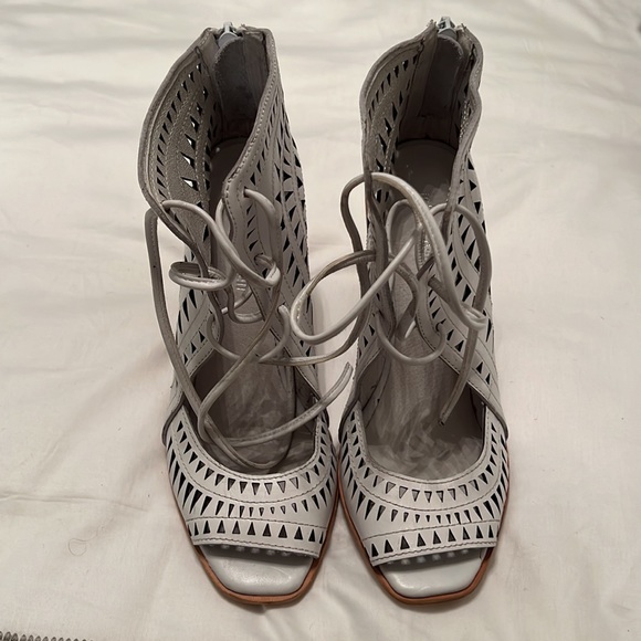 Jeffrey Campbell Rodillo Wedge - White - Picture 4 of 4